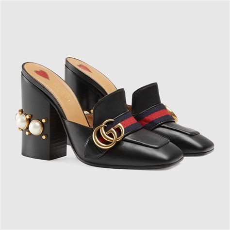 schuhe gucci|Gucci mules on heel.